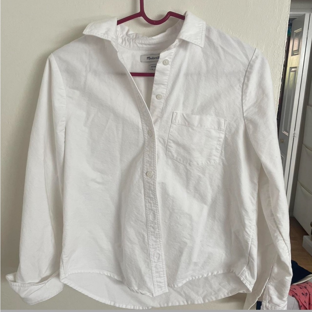 Madewell Fitted Button Up Long Sleeve